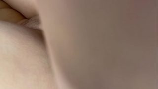 Cumshot in hairy pussy!